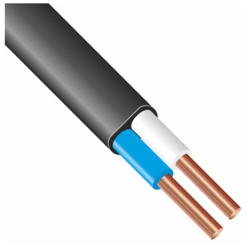 Кабель ВВГ-Пнг(А)-LS 2х2,5ок-0,66 (госткабель), 40 м