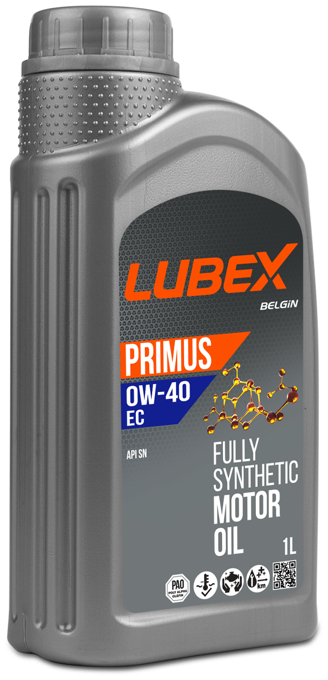 Синтетическое моторное масло LUBEX PRIMUS EC 0W-40, 1 л, 1 шт.