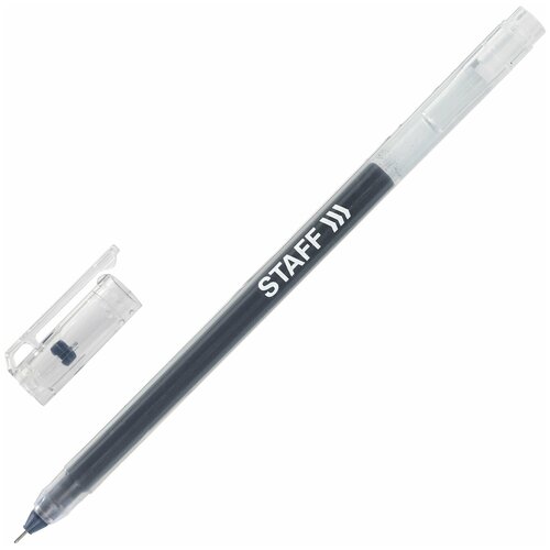 Ручка гелевая Staff Everyday (0.35мм, черный, игольчатый наконечник) 24шт. (143673)