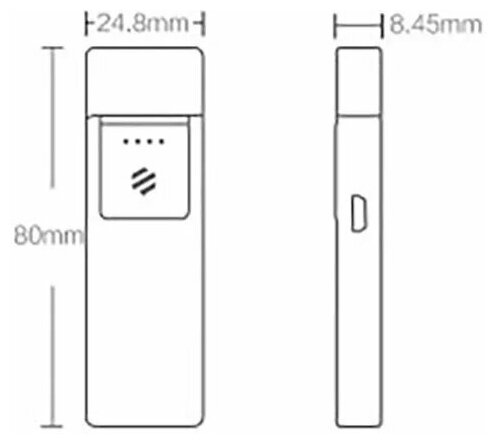 Электронная зажигалка Xiaomi Beebest Rechargeable Lighter (черный)