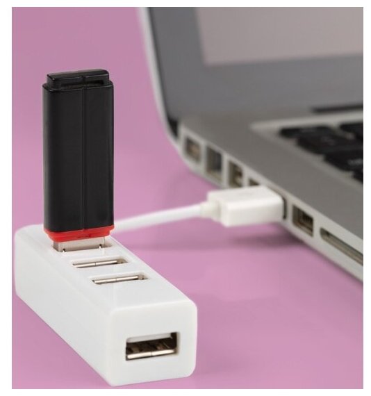 USB-концентраторы USB на 4 порта белый REXANT