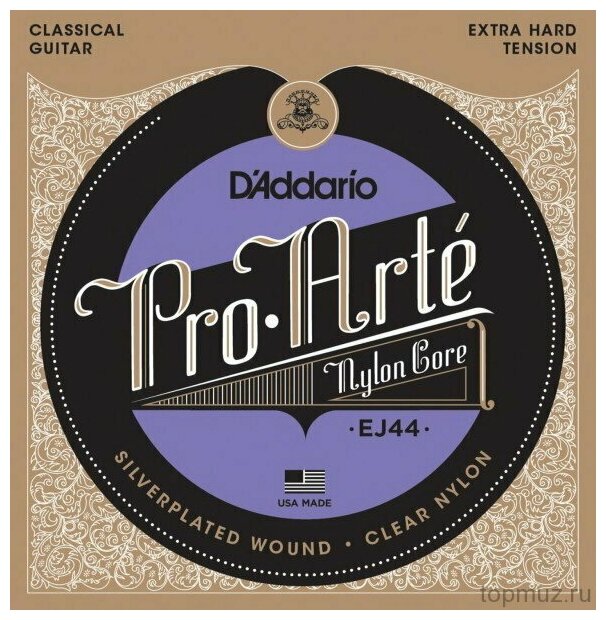 D'ADDARIO EJ44 Extra Hard 29-45-струны для классической гитары