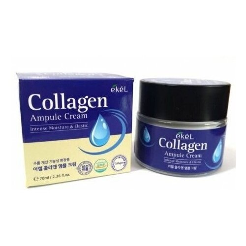 Ekel Ампульный крем с экстрактом коллагена Ampule Cream Collagen, 70 г