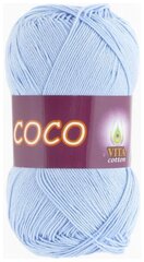 Пряжа хлопковая Vita Cotton Coco (Вита Коко) - 5 мотков, 4323 светло-голубой, 100% мерсеризованный хлопок 240м/50г