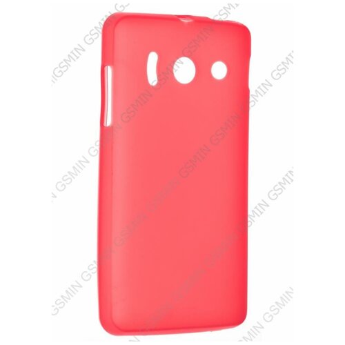 Чехол силиконовый для Huawei Ascend Y300 TPU (Матовый Красный) чехол силиконовый для huawei ascend g730 tpu матовый красный