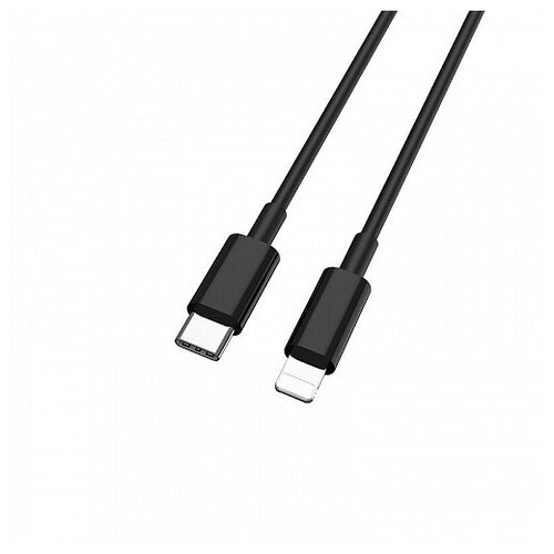 Кабель USB, USB3.1 Type-C/Lightning, быстрая зарядка, 1м, черный, Cablexpert кабель интерфейсный hama 00183311 lightning usb type c m 1 5м синий