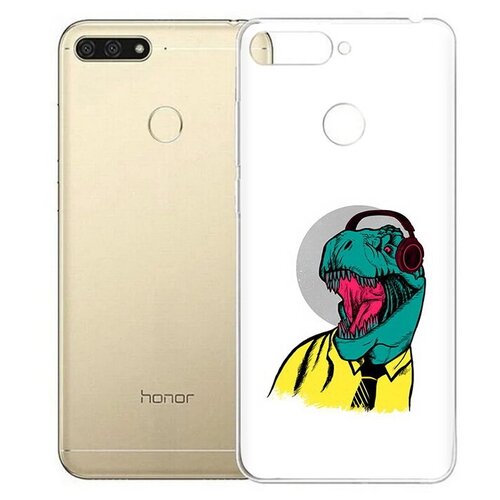 Чехол задняя-панель-накладка-бампер MyPads дино для Huawei Honor 7C/Huawei Honor Play 7A High противоударный чехол задняя панель накладка бампер mypads гангстер новый год для huawei honor 7c huawei honor play 7a high противоударный