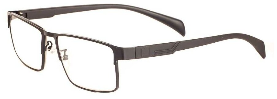 Готовые очки для чтения черные с диоптриями +3.25 футляр