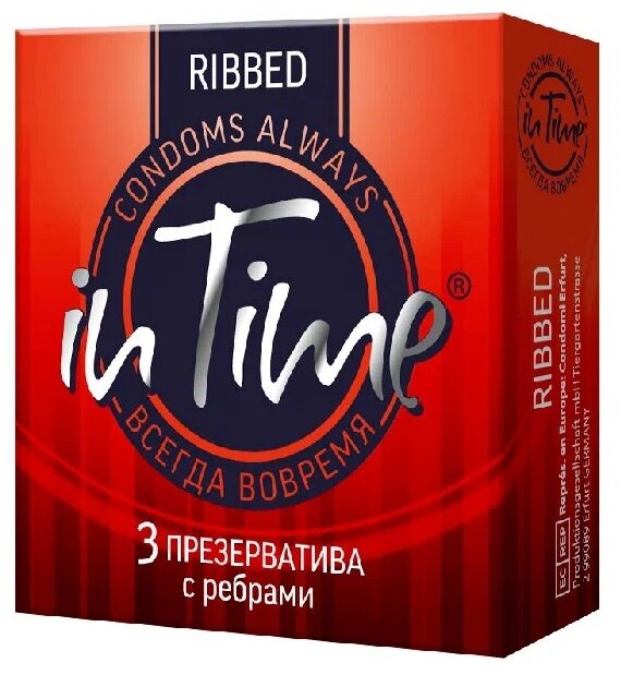 Презервативы in Time Ribbed