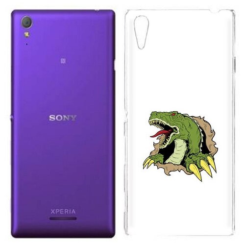 Чехол задняя-панель-накладка-бампер MyPads годзила для Sony Xperia T3 противоударный чехол задняя панель накладка бампер mypads веселая собака для sony xperia t3 противоударный