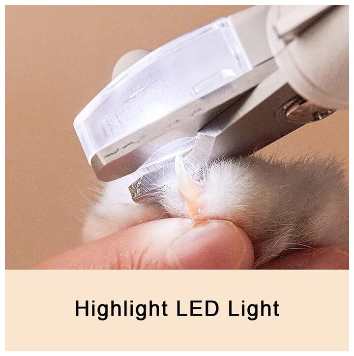 Машинка для стрижки когтей животным Xiaomi Petkit LED nail clippers - фотография № 3