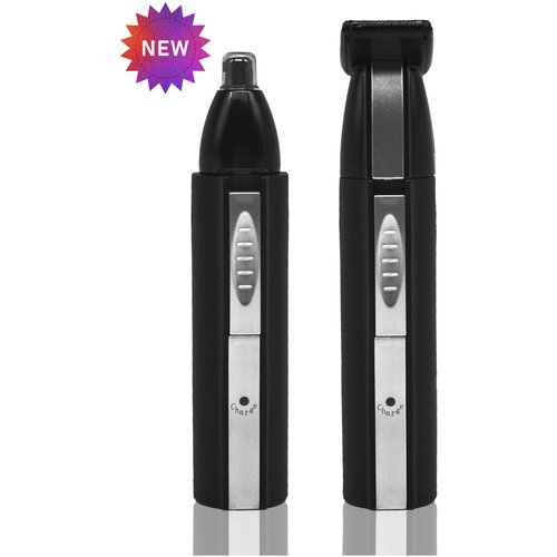 Профессиональный триммер для лица RoziaUP триммер для ухода за лицом носом и бровей 2 в 1 черный 180000₽