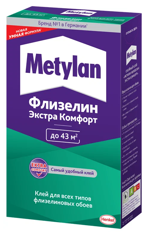 Клей для обоев Флизелиновый Комфорт Metylan 300г