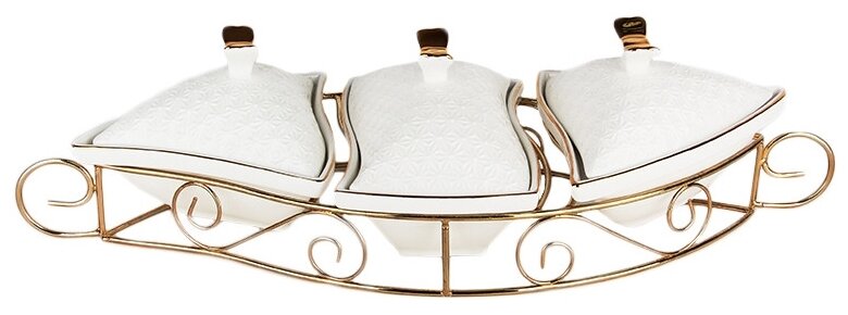 фото Коралл менажница Снежная королева