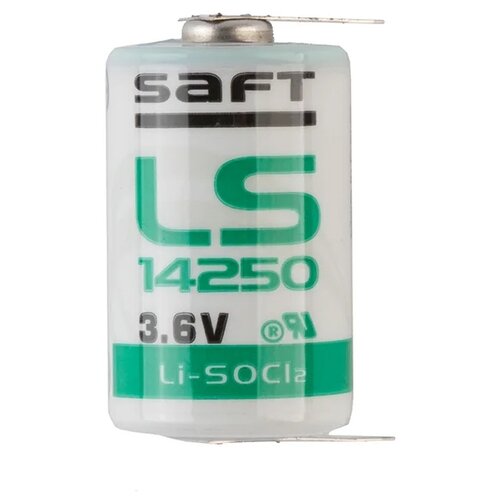 Батарейка Saft LS14500 2PF, в упаковке: 1 шт. батарейка saft ls 14250 cnr 1 2aa с лепестковыми выводами