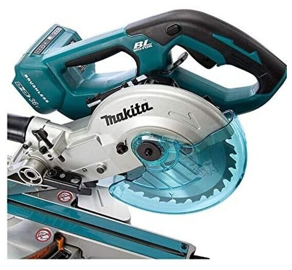 Пила торцовочная аккумуляторная Makita DLS714NZ консольного типа (б/акк, б/зу) - фотография № 3