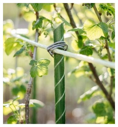 Колышки садовые CompositArm, длина 100 см, диаметр 8 мм, зеленые, 20 шт в упаковке - фотография № 1