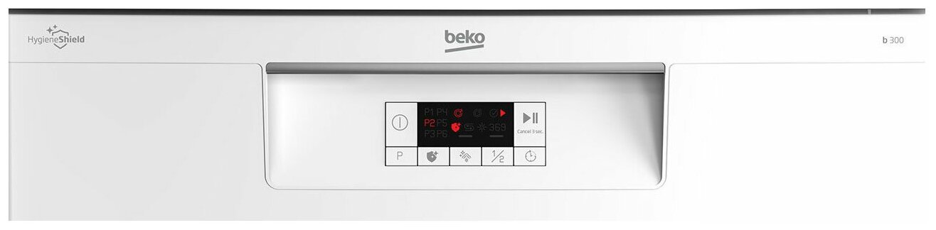 Посудомоечная машина 60см BEKO BDFN15422W белый (14 компл, диспл) - фотография № 4