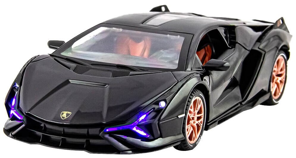 Коллекционная модель Ламборджини Lamborghini Sian FKP 37 (свет звук металл)