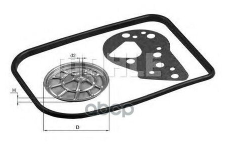 Фильтр Акпп (Компл) Vag 80/100/200/Golf Ii/Jetta/Passat B2/Vento Knecht/Mahle Hx 82d Mahle/Knecht арт. HX 82D