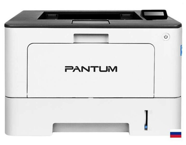 Лазерный монохромный принтер Pantum BP5106DN, Printer, Mono laser, A4, 40 ppm (max 100000 p/mon), 1.2 GHz, 1200x1200 dpi, 512 MB RAM, Duplex, paper tray 250 pages, USB, LAN, start. cartridge 6000 pages