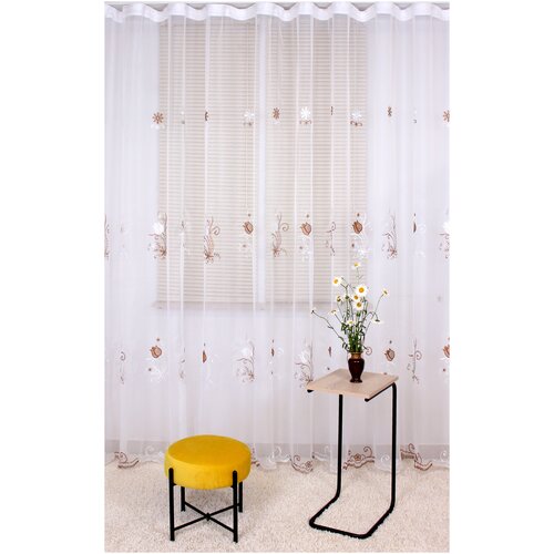 Тюль в кухню Декотекс Тюльпан