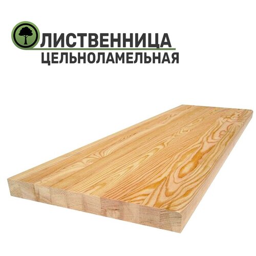 Подоконник из дерева Лиственница 2400х300x18мм цельноламельный 7398₽