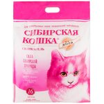 Сибирская кошка элитный наполнитель силикагелевый для привередливых кошек (4 + 4 л) - изображение