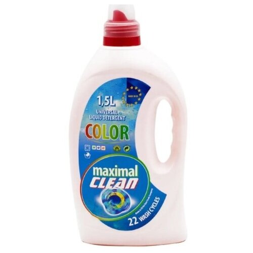 Универсальное средство Maximal Clean Color для цветного белья 1,5л