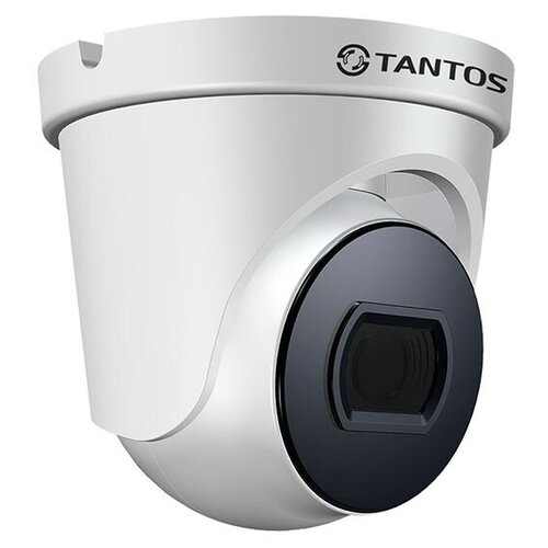 Камера видеонаблюдения купольная уличная Tantos HD TSc-Ve2HDf 2 Мп&FHD&1080p&AHD&2.8 мм&4в1 (AHD, TVI, CVI, CVBS)& IP66&Ночная подсветка до 30м&Детекция движения hikvision ds 2ce57d3t vpitf 2 8mm 2 мп уличная купольная cvbs cvi tvi ahd видеокамера наблюдения с подсветкой до 30м