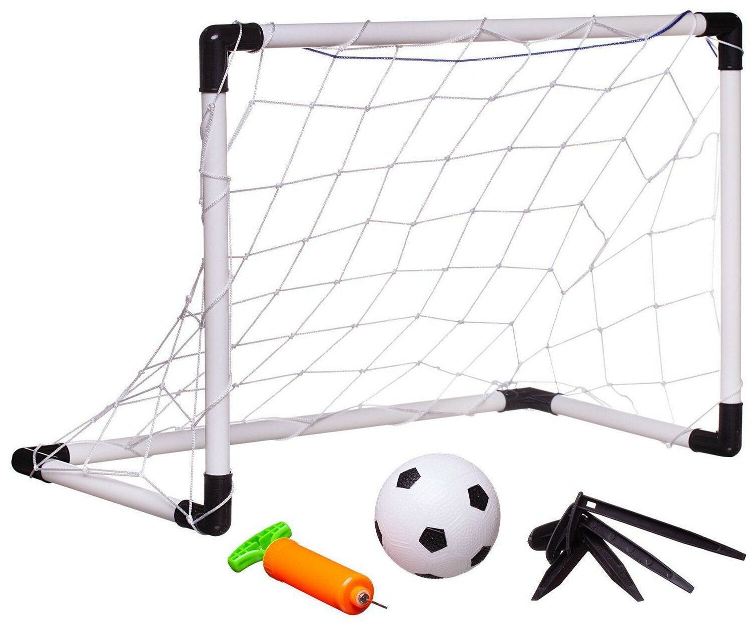 Игра активная ABtoys Ворота футбольные в наборе с мячом и насосом
