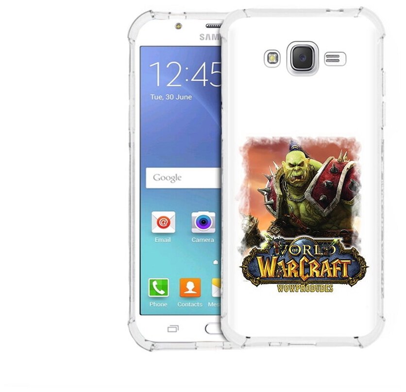 Чехол задняя-панель-накладка-бампер MyPads Варкрафт для Samsung Galaxy J5 (2015) SM-J500F/DS/Dual Sim/Duos противоударный