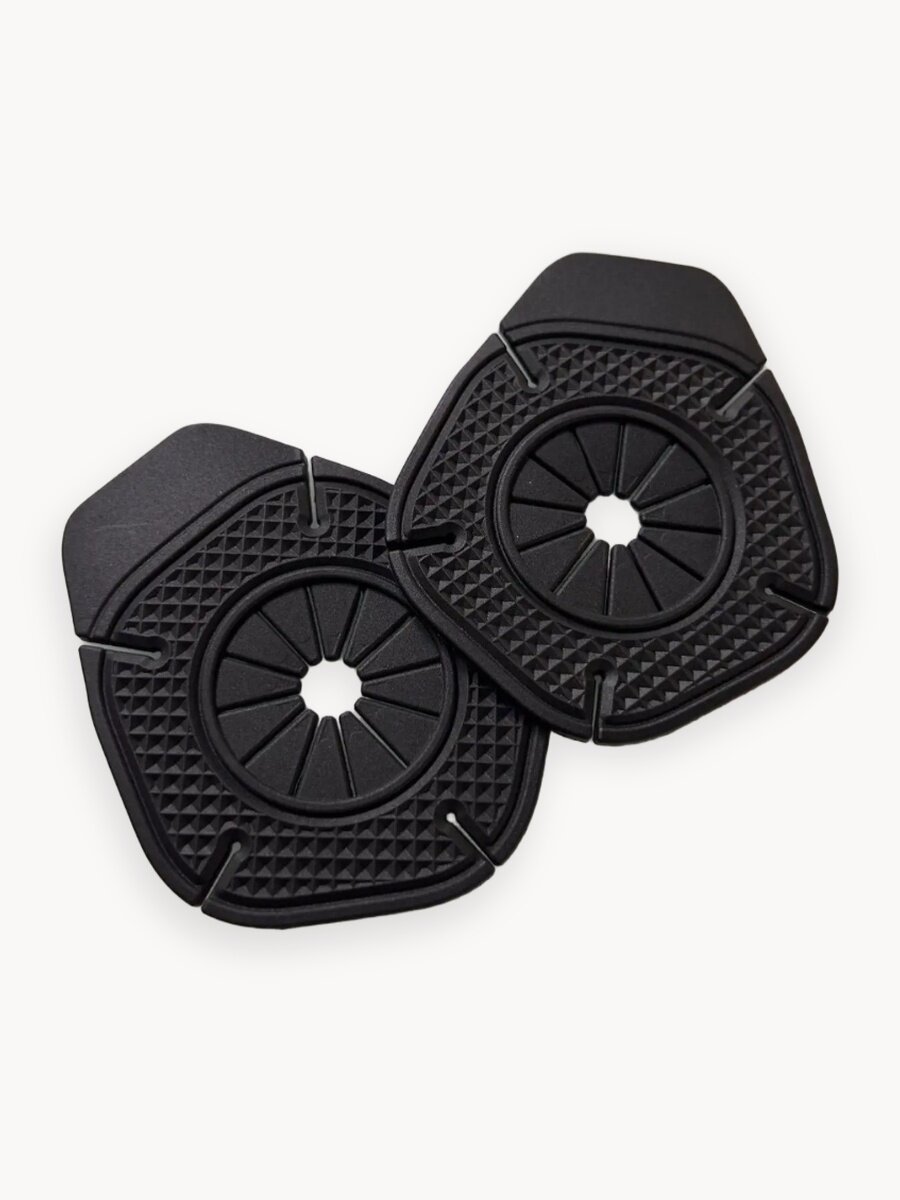 Накладки на поводки дворников силиконовые, защитные, черные, комплект 2 штуки