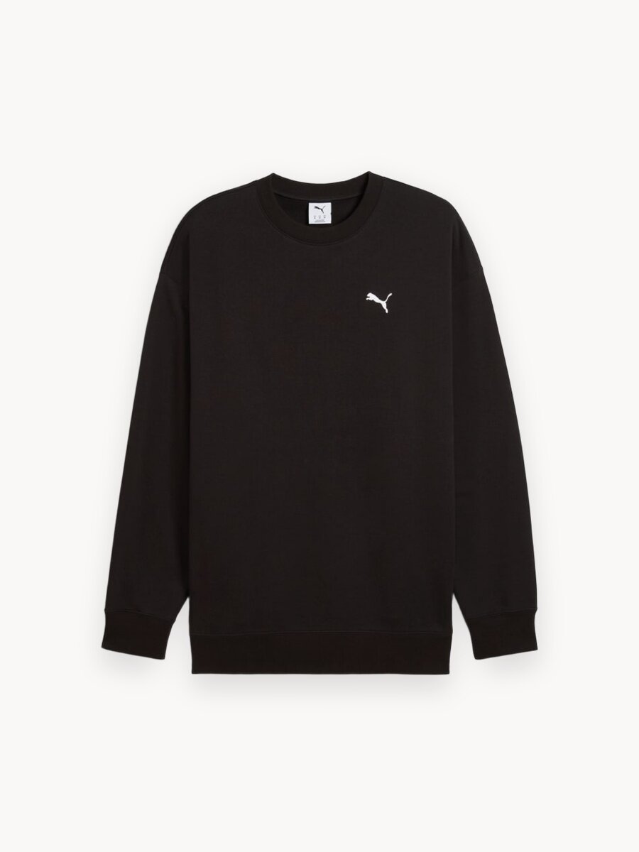 Свитшот PUMA ESS Oversized, размер S, , черный