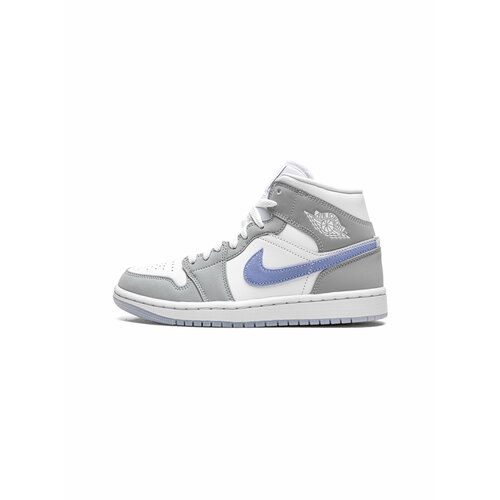 Кроссовки NIKE Air Jordan 1 Mid, размер 7W(24CM), серый