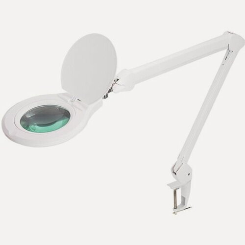 Изображение товара Лупа Rexant 5D на струбцине с подсветкой из 72 светодиодов и сенсорной регулировкой яркости
