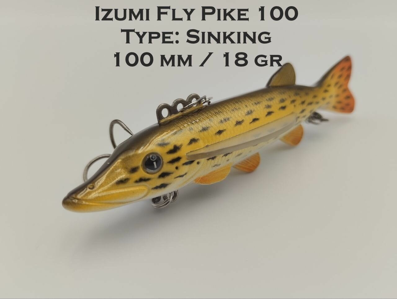 Воблер Izumi Fly Pike 100 18gr цвет 1