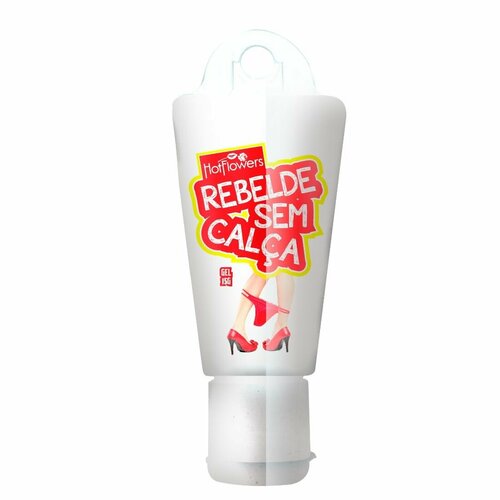 Ароматизированный анальный гель Rebelde sem Calca для комфортного проникновения - 15 гр, цвет не указан