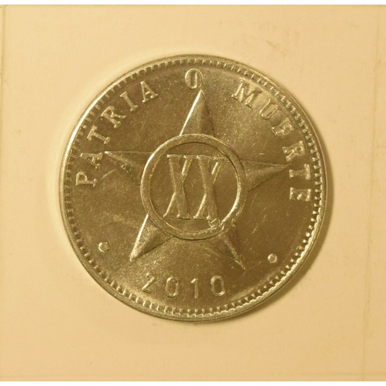 Монеты Куба 2010г. " VEINTE CENTAVOS" Регулярный выпуск XF