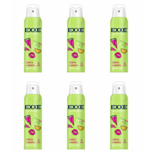 EXXE Део-спрей Женский Fruit kiss Свежесть и нежность, 150 мл - 6 шт эксе exxe fruit kiss дезодорант спрей для тела женский свежесть и нежность 150 мл