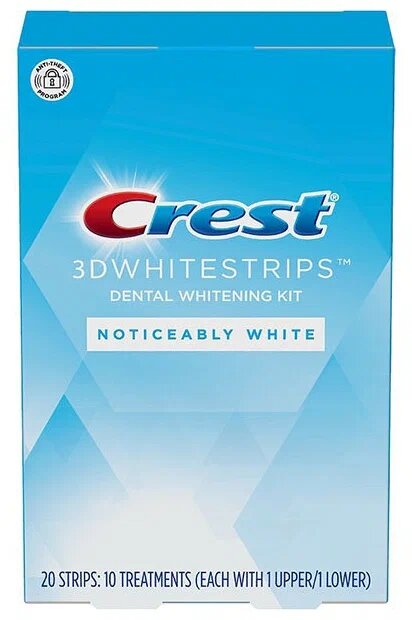 Отбеливающие полоски для зубов Crest 3DWhitestrips Noticeably White