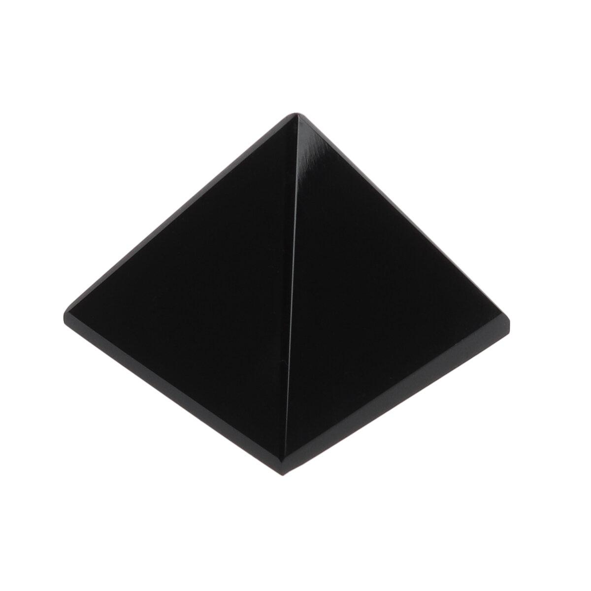 Пирамида из натурального камня "Черный Обсидиан" (30 мм)