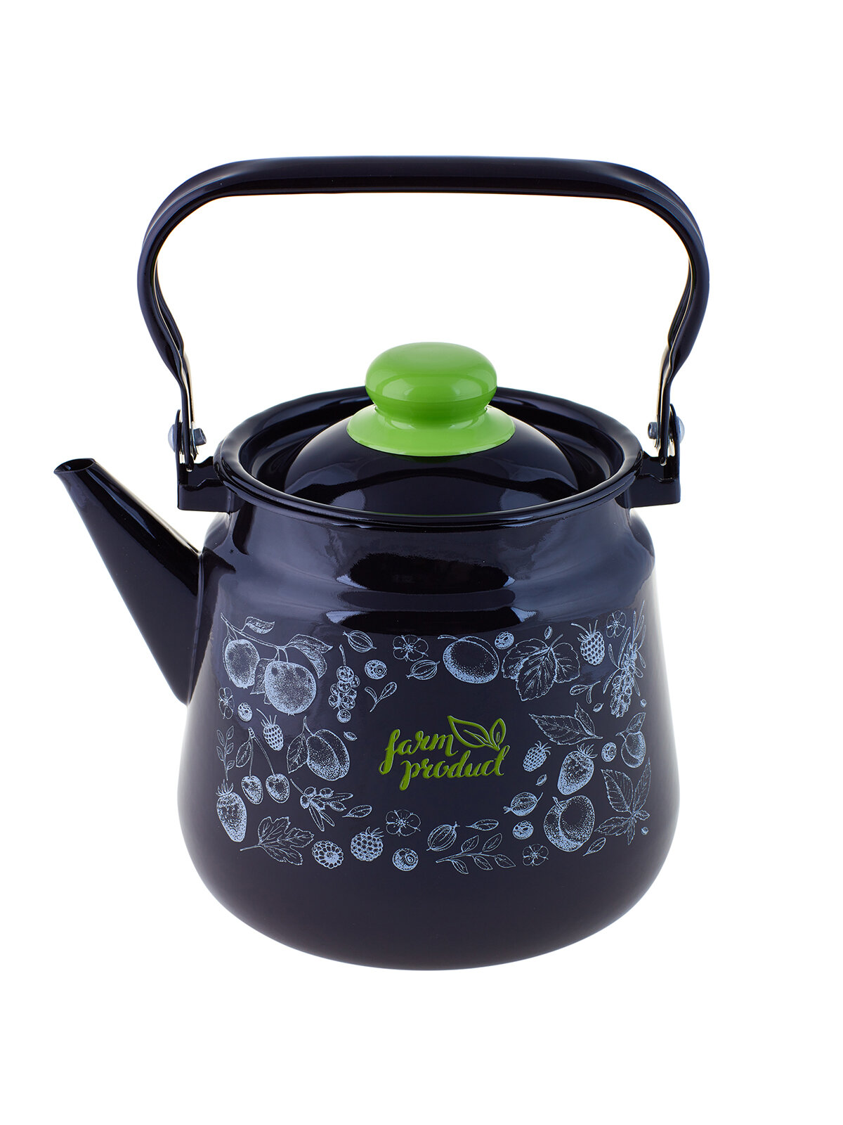 фото Чайник для плиты Appetite Berry эмалированный, 3,5 л