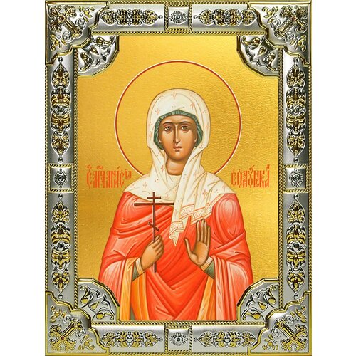 Икона Святая Анисия Солунская икона святая анисия солунская 10х13 см