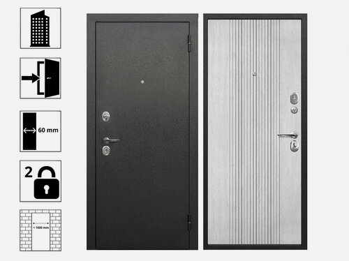 Изображение товара Дверь Ferroni Nova 860R, с видеообзором, 860х2050 мм, толщина 60 мм