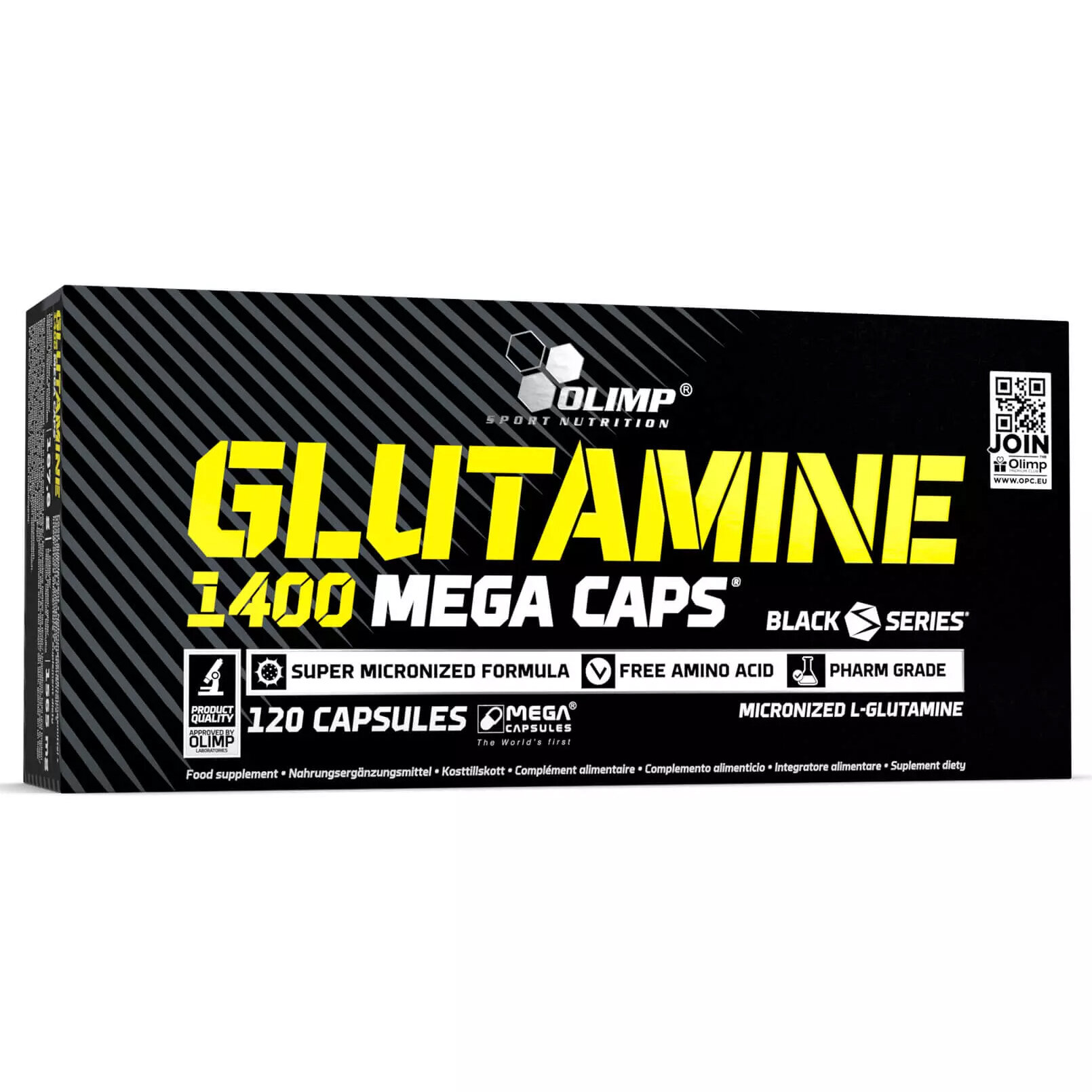 Л-Глютамин Olimp L-Glutamine Mega Caps - 120 капсул