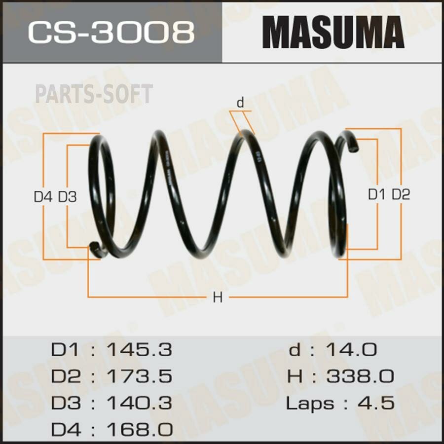 MASUMA CS-3008 Пружина пер.