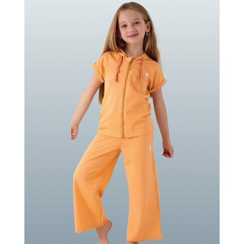 Комплект одежды , размер 134-140, оранжевый