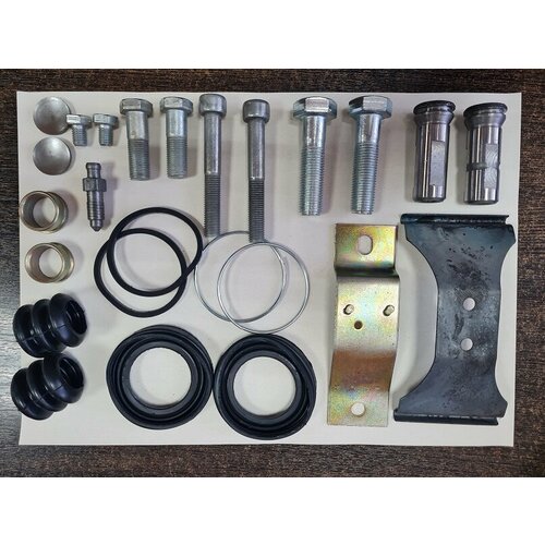 Ремнабор суппорта УАЗ 25 позиций болты клапан РТИ кольца колпачки Фактор 3160-3501410-25 2579₽