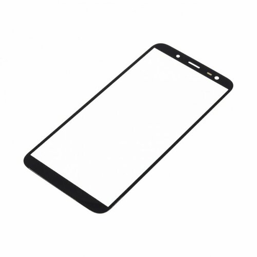 Стекло модуля + OCA для Samsung J600 Galaxy J6 (2018) черный